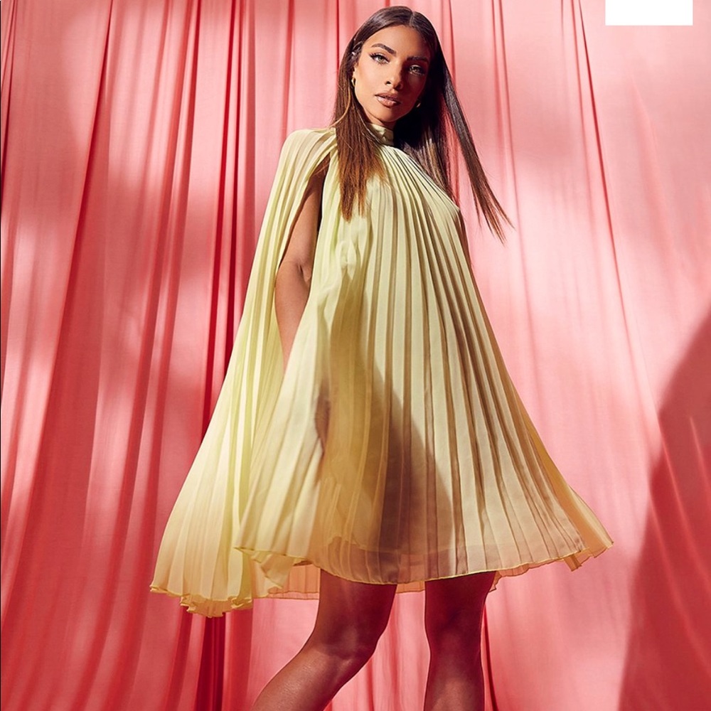 Cape swing dress BOOHOO